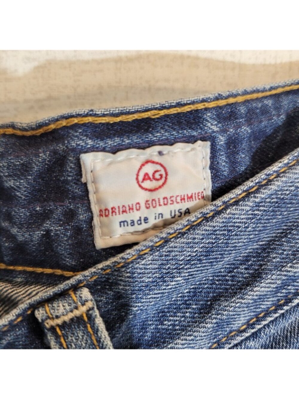 Adriano Goldschmied Piper Crop Jeans Womens 26R 31x25 Slouchy Slim Denim Stretch - Picture 7 of 14